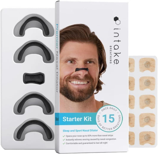 Breathing Nasal Strip Starter Kit - Better Sleep & Easy Breathing